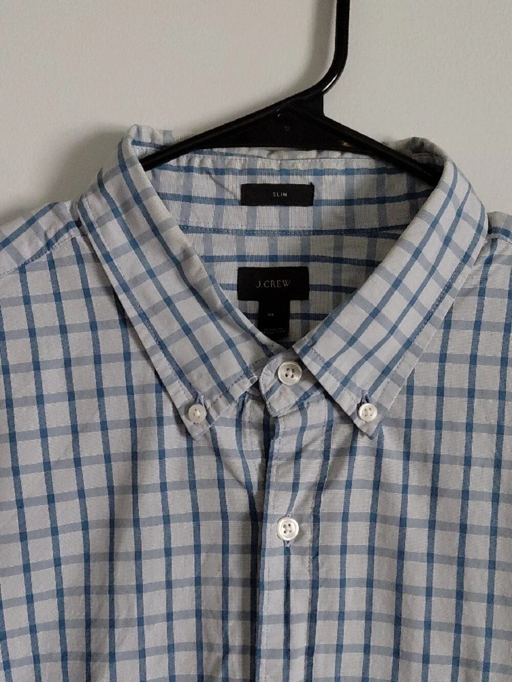 J. Crew blue check